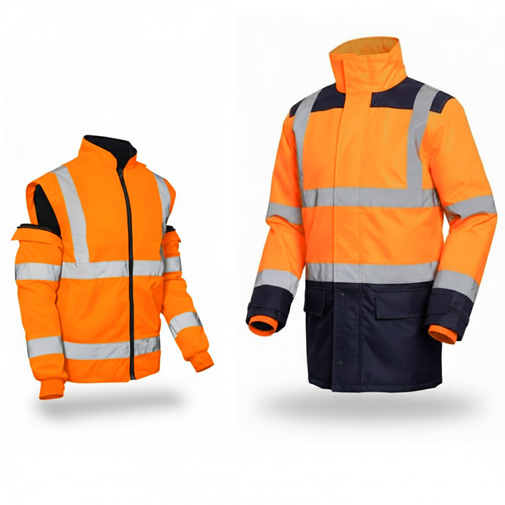 A-ASTRAL HV 5IN1 Parka Orange/Navy