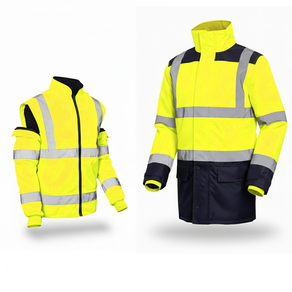 ACTIVE GEAR® – model: AGAstral HV 5IN1 Parka Yellow/Navy