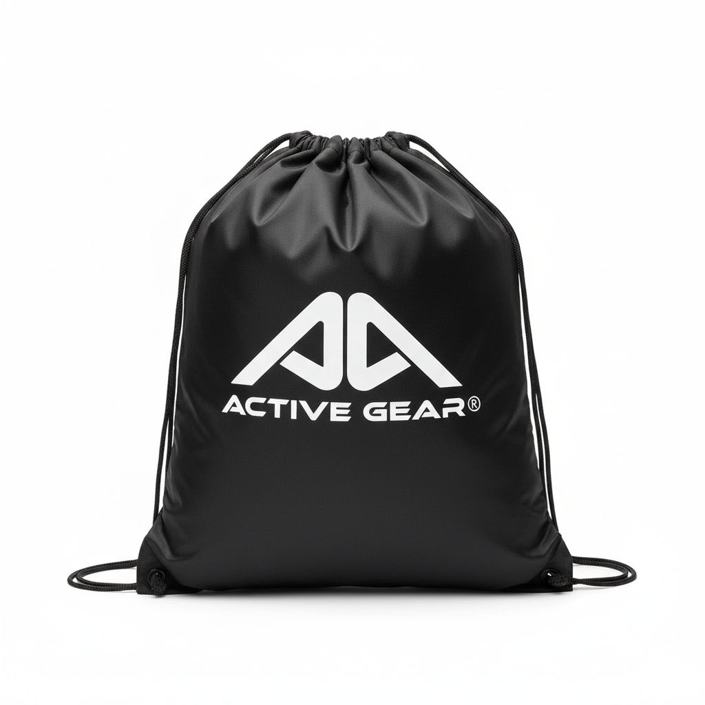 ACTIVE GEAR® – model: Drawstring bag Black (5L)