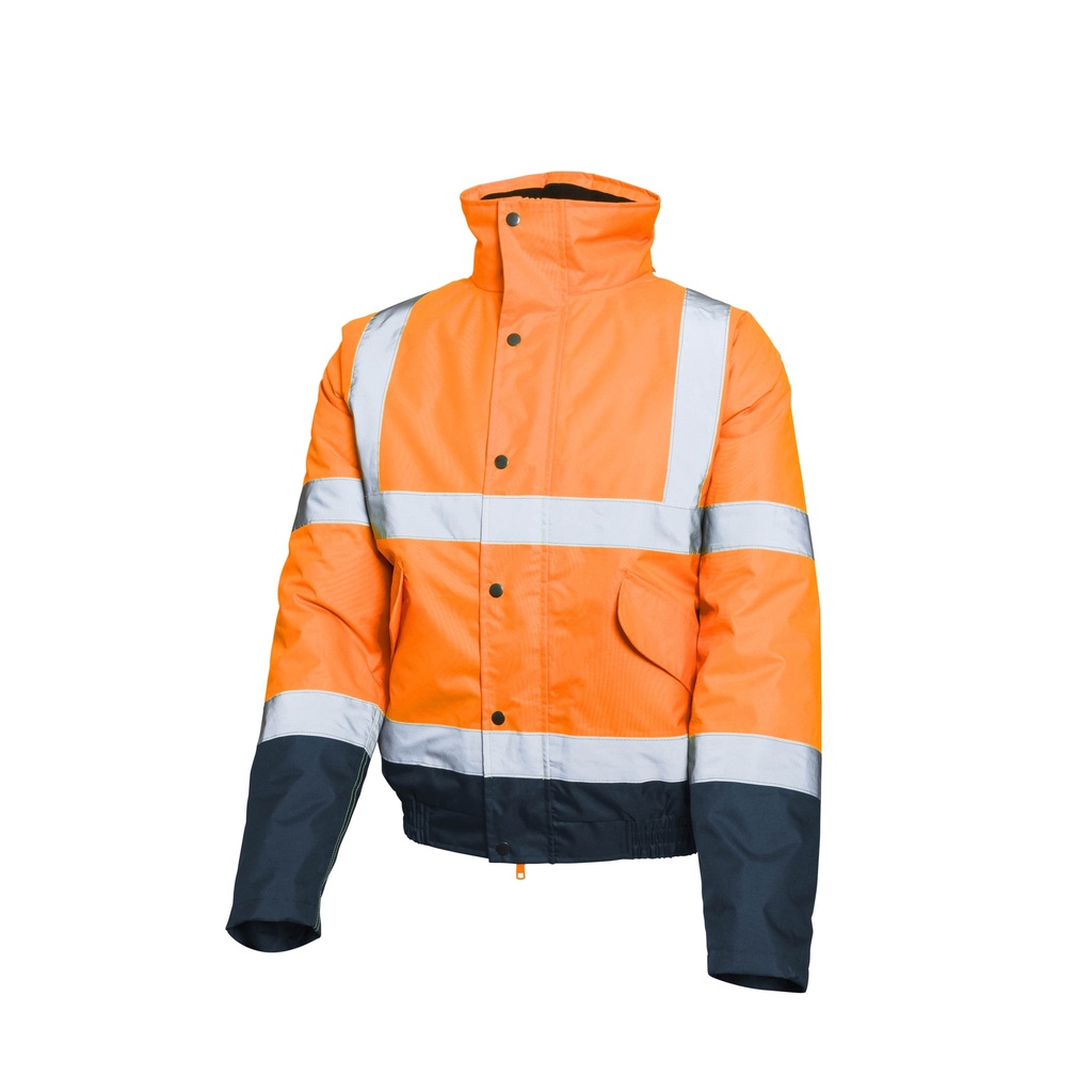FLASH HV Bomber Orange/Navy