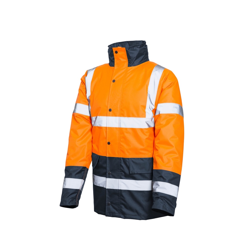NEON HV Parka Orange/Navy