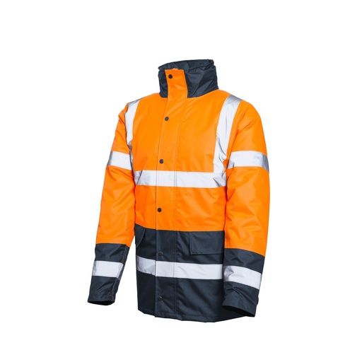 NEON HV Parka Orange/Navy