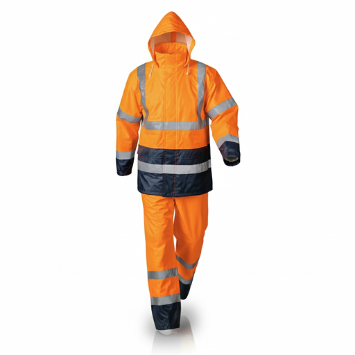 ACTIVE GEAR® – model: AG.Rainstorm HV Orange/Navy