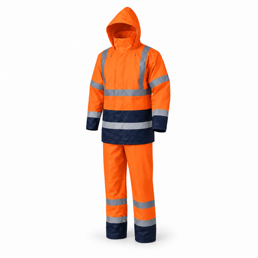 ACTIVE GEAR® – model: Rainstorm HV Orange/Navy