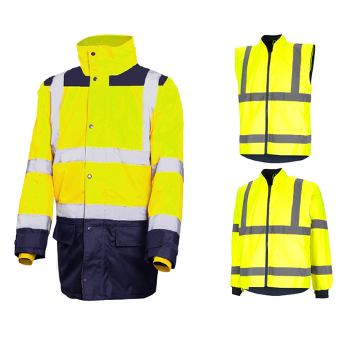 ASTRAL HV 5IN1 Parka Yellow/Navy